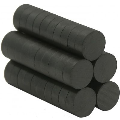 Super Strong Ferrite Disc Magnet for Punching Service Max. Operating Temp ° C 1-40-250