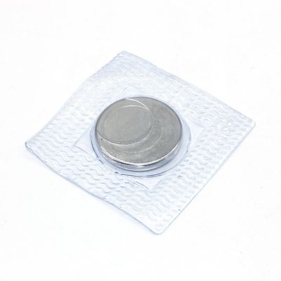 Steel Magnet PVC Material Magnet Button N52 Powerful Round Rare Earth Neodymium Magnet