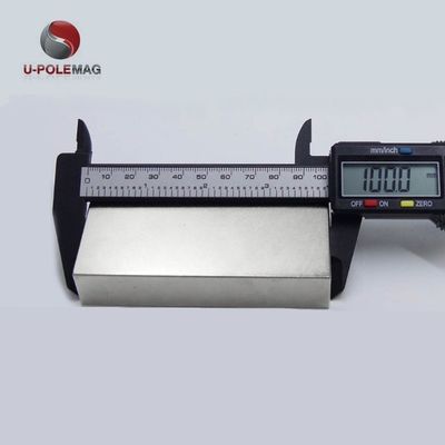 Main Materials NdFeB Magnet 100mm Three Poles Giant Block for Precise Applications