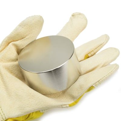 N52 Neodymium Magnet 50x30mm with Thickness Magnetism Direction and Black Epoxy Coating