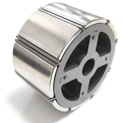Wind Turbine Generator N42UH Neodymium Arc Segment Motor Magnet with Nickel Coating