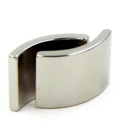 Wind Turbine Generator N42UH Neodymium Arc Segment Motor Magnet with Nickel Coating