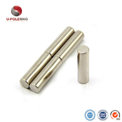 N52 Grade 12000 Gauss Cylindrical Bar Neodymium Magnet for Sensor Applications