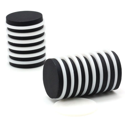 Waterproof Black Rubber Coated Round N52 Neodymium Magnets for Industrial Applications