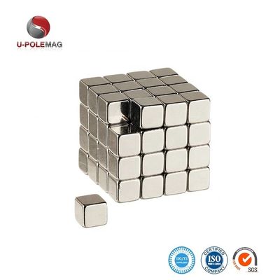 NdFeB Grade Custom N52 Cube Magnet for Environment Management Systerm ISO14001 2004