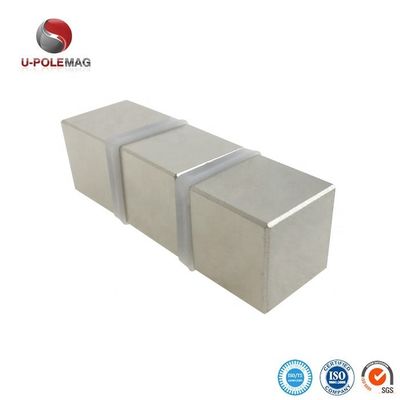 1'' Industrial Permanent Nickel Strong Neodymium N52 Block Magnet with Tolerance ±0.1mm