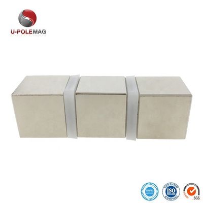 1'' Industrial Permanent Nickel Strong Neodymium N52 Block Magnet with Tolerance ±0.1mm