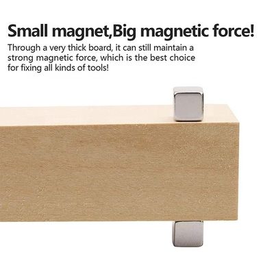 Max Working Temperature 80 Degree N35 Cube Neodymium Magnets Strong Rare Earth Magnets
