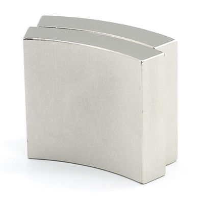 Customize Grade ±0.05mm Tolerance Neodymium Arc Segment Magnet for Wind Generators
