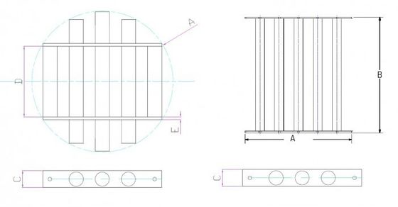 NiCuNi Coated Diametrically Magnetized Cylinder Magnet for Industrial Applications