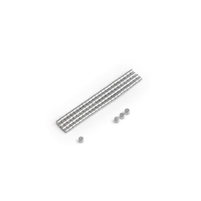 Nickel Coated N52 Neodymium Magnet Disc 1mm x 1mm with Epoxy Coating and ±1% Tolerance