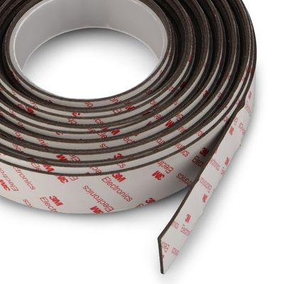 ISO9001 2008 Certified 1m 10x1.5mm Neodymium Magnetic Adhesive Tape Flexible and Easy