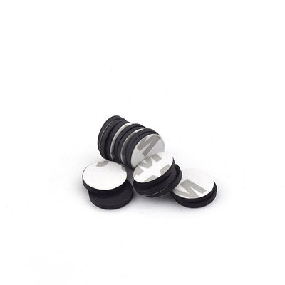 DIY Crafts Multi-functional Customized Logo Dia20 2mm Round Rubber Magnet with Adheshive