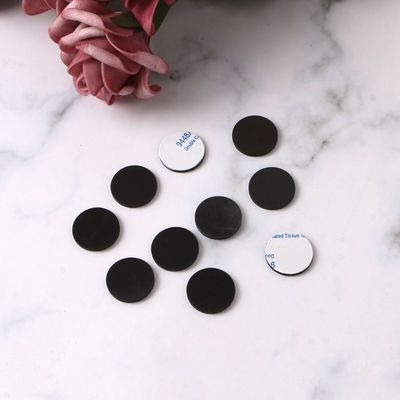 DIY Crafts Multi-functional Customized Logo Dia20 2mm Round Rubber Magnet with Adheshive