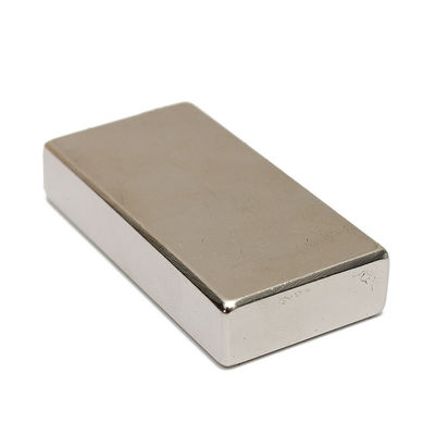 Max Working Temperature 80°C N52 Neodymium Magnets with Ni Coating 50 x 25 x 15 mm
