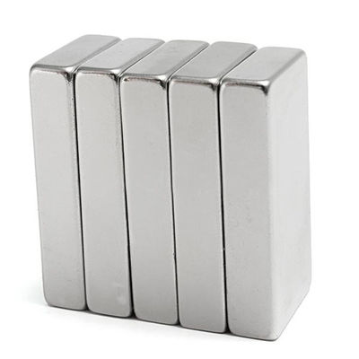 80°C Max Working Temperature Neodymium Magnet 50x10x5 for Generator Magnetic Bar Block