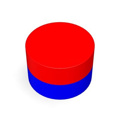 High Strength 12mm N52 Neodymium Magnet Disc in Block Shape with Black Epoxy Coating