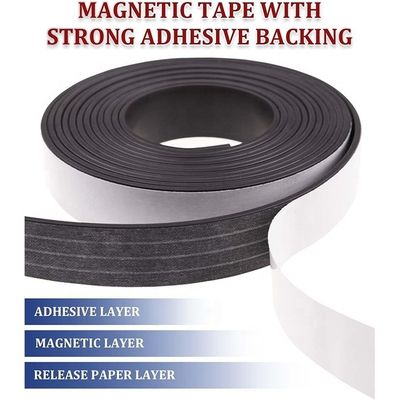 Flexible Rubber Magnetic Tape for AGV Guiding 50mm N/S Pole Isotropic/Anisotropic