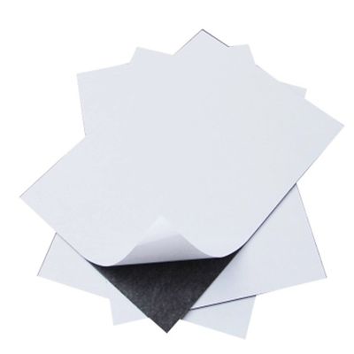 Sample Isotropic Rubber Magnet Flexible Whiteboard Sheet Dry Erase Roll PVC Black Sample