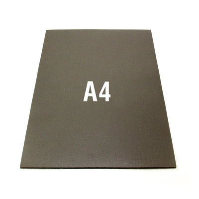 Sample Isotropic Rubber Magnet Flexible Whiteboard Sheet Dry Erase Roll PVC Black Sample