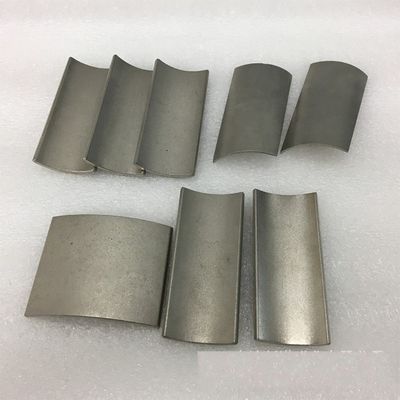 Neodymium Arc Magnets for Motor Passivation Plated SH Material Precise Tolerance /-0.1mm