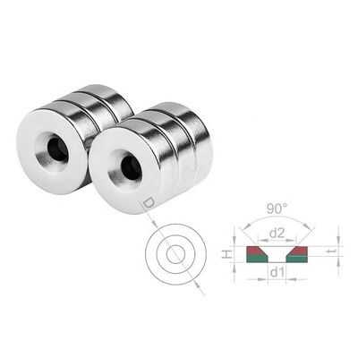 Industrial And Scientific N40 Neodymium Countersunk Ring Magnet with Hole Holding Magnet