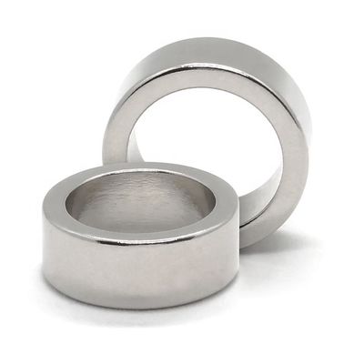 Custom N40 Uni Pole Radial Oriented Ring Tube Neodymium Magnet with ±0.05mm Tolerance