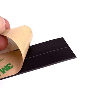 Flexible Neodymium Magnet Tape 30x1.5mm with Permanent Adhesive and Cutting Service
