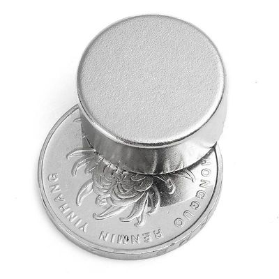Double-Sided Adhesive Neodymium Disc Magnets with Permanent Hold and Ni-Cu-Ni Coating