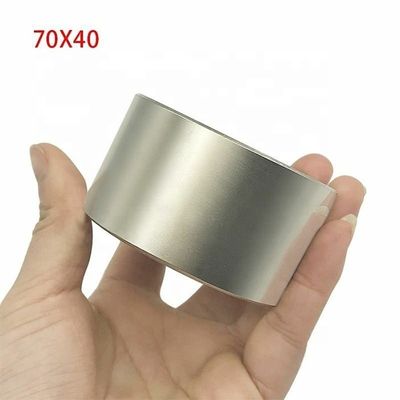 Permanent Neodymium Cylinder Magnet N45 N52 D70x40mm Super Strong Magnet for Machinery