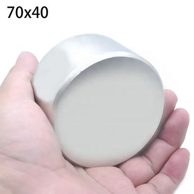 Permanent Neodymium Cylinder Magnet N45 N52 D70x40mm Super Strong Magnet for Machinery