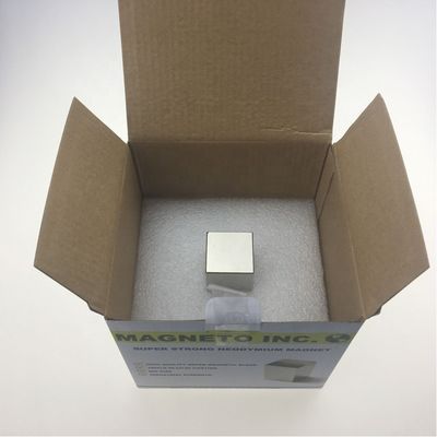 ISO14001 2004 NdFeB Grade Custom N52 Cube Magnet Rare Earth Permanent Neodymium Magnet
