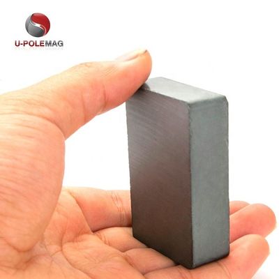 Customizable Black Rectangle Ferrite Magnets with Strong Permanent Industrial Blocks