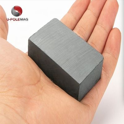 Customizable Black Rectangle Ferrite Magnets with Strong Permanent Industrial Blocks