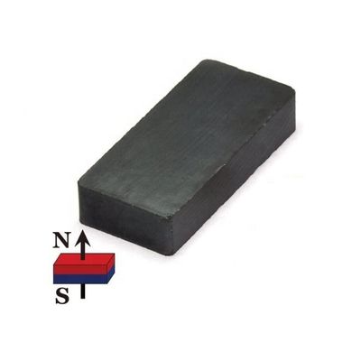 Customizable Black Rectangle Ferrite Magnets with Strong Permanent Industrial Blocks
