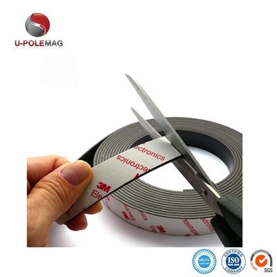 Strong 3M Adhesive Backing Multi-poles Magnetism Direction Rubber Magnet Tape Grade
