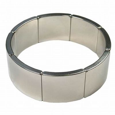 Customized Tolerance N50 Arc Segment Neodymium Permanent Magnet for Wind Turbine