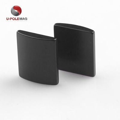 Customized Size ARC NdFeB Magnet Coating Black Epoxy Neodymium Segment Magnets for Motor