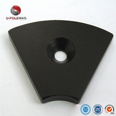 Customized Size ARC NdFeB Magnet Coating Black Epoxy Neodymium Segment Magnets for Motor