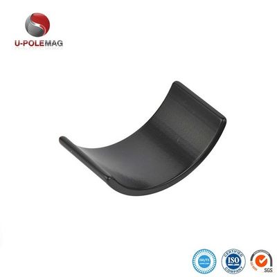 Customized Size ARC NdFeB Magnet Coating Black Epoxy Neodymium Segment Magnets for Motor