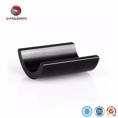 Customized Size ARC NdFeB Magnet Coating Black Epoxy Neodymium Segment Magnets for Motor
